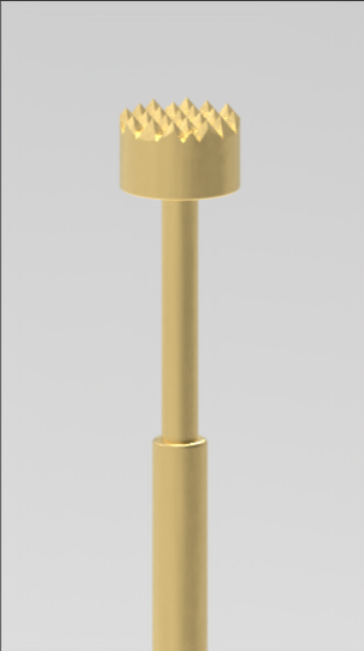 Пробный зонд весеннего испытания 100 миллиметров с кроновым наконечником и буксиром BeCu для высокой точности удара