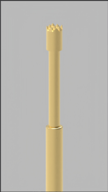 Пробный зонд весеннего испытания 100 миллиметров с кроновым наконечником и буксиром BeCu для высокой точности удара