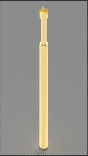 Пробный зонд весеннего испытания 100 миллиметров с кроновым наконечником и буксиром BeCu для высокой точности удара