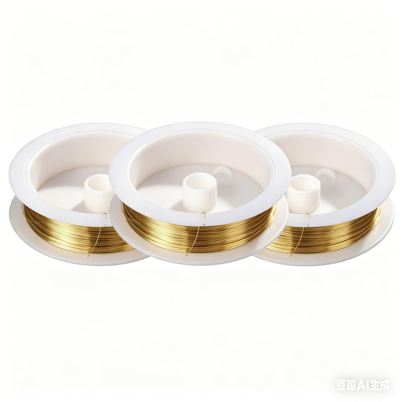 0.003mm Ultra Fine Gold Plated Tungsten Wire For Microelectrode Biosensor Implant Device
