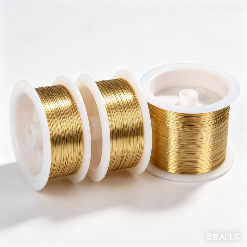 0.003mm Ultra Fine Gold Plated Tungsten Wire For Microelectrode Biosensor Implant Device